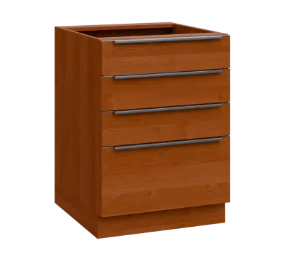 SIS - 6Z41 spodní skříňka, 4-zásuvková, 870x600x600, olše jantar